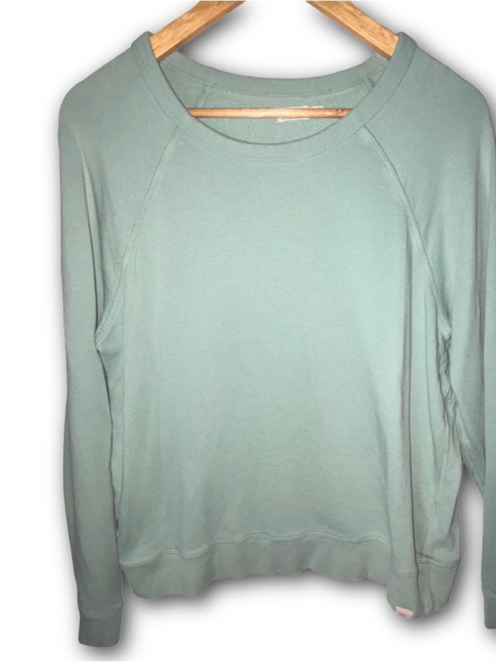 Faherty Brand Coastal Cloud Crew in Jadeite